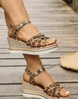 Lara Decor Strappy Wedge Sandals