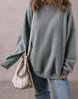 Rorivina Drop Shoulder Oversized Sweatshirt