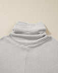 Amber Drawstring Cowl Oversize Top