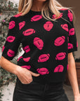 Game Day Football Short Sleeve Sweater