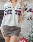 Aria Stripe Geometric Up Sweater