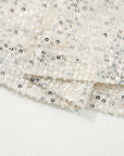 Stella Stream Sequin Hooded Long Sleeve Top