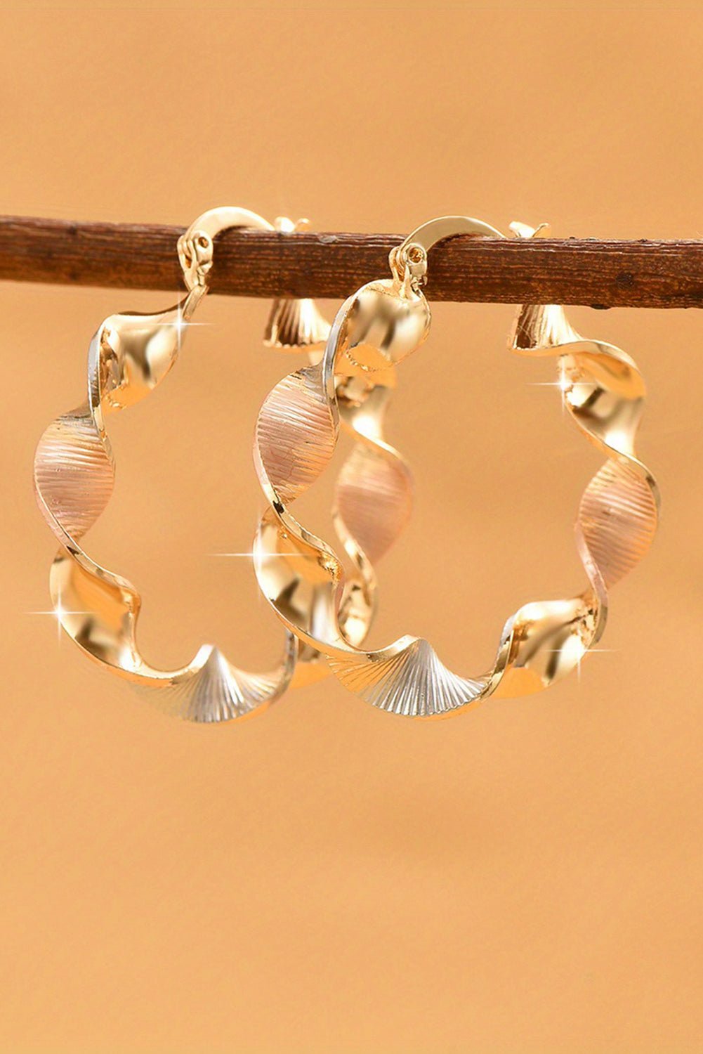 Julieta Plated alloy Hoop Earrings