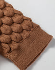 Malaysia Ribbed Short Sleeve Sweater