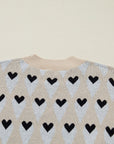 Aspyn Ribbed Trim Loose Sweater