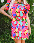 Amaia Ruffle Sleeve Shift Dress