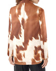 Baha Ranch Cowhide Print blazer