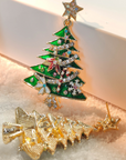 Anne Star Christmas Tree Earrings