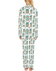 Baha Ranch Turquoise Christmas Presents Women's Western Pajamas