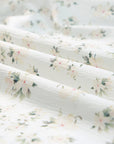 Floral Frilly Shirred Bodice Tiered Maxi Dress