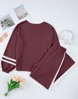 Varsity Stripe Pullover and Drawstring Pant Set