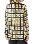 Baha Ranch Vintage Cowboy Collage Women's Western Blazer