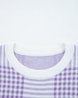 Giuliana Ribbed Trim Loose Sweater
