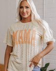 Leopard MAMA Short Sleeve Graphic Tee