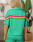 Anaya Collared Short Sleeve Top
