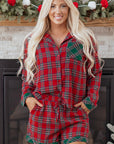 Lananina 2pcs Pajama Set Long Sleeve Top