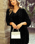 Ximena Sleeve Velvet Mini Dress