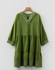Patara Sleeve Tiered Mini Dress