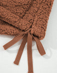 Evelyn Knot Side Plush Vest