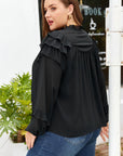 Jaycee Sleeve Chiffon Elegant PLUS Shirt