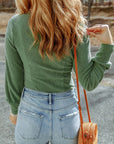 Harper U Textured Long Sleeve Top
