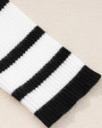 Sutton Striped Ribbed Slim Sweater