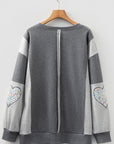 Payton Uneven Hem Chic Sweatshirt