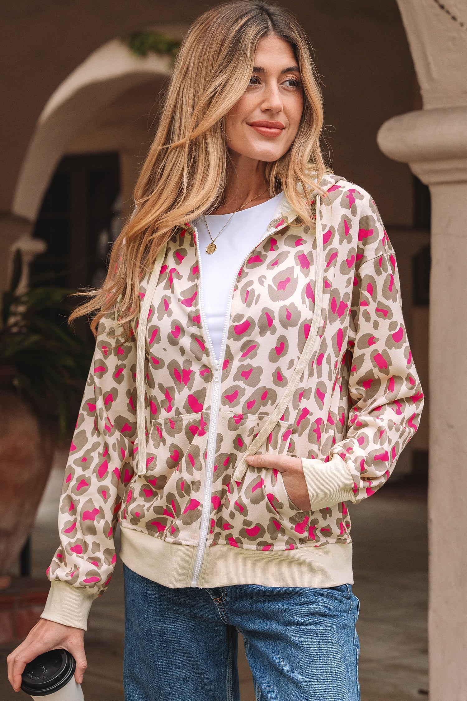 Anya Zip Up Hooded Sweatshirt