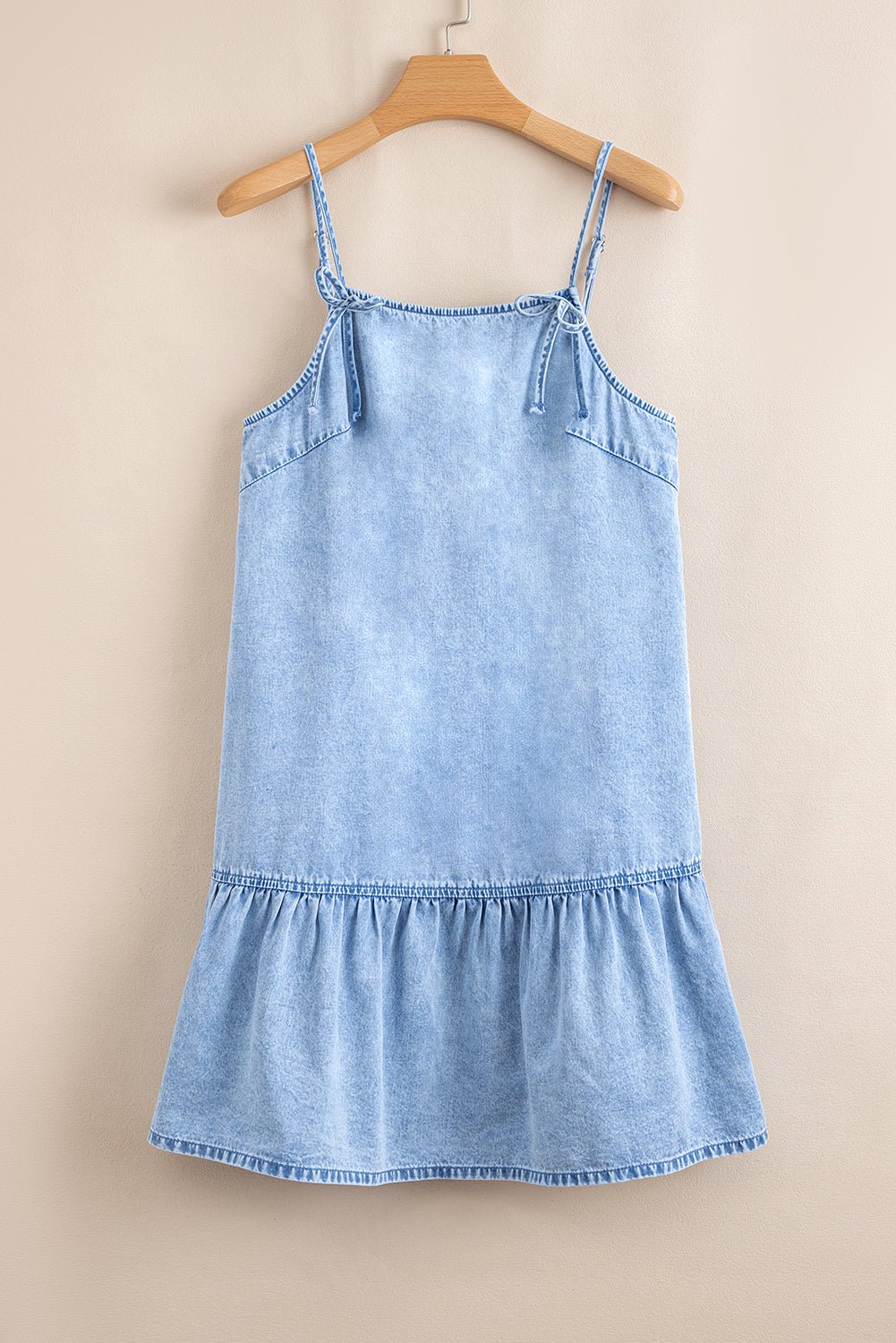 Rosalie Ruffle Hem Short Dress