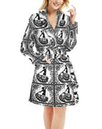 Baha Ranch Colores de Mexico Flamenco Senorita Fleece Robe