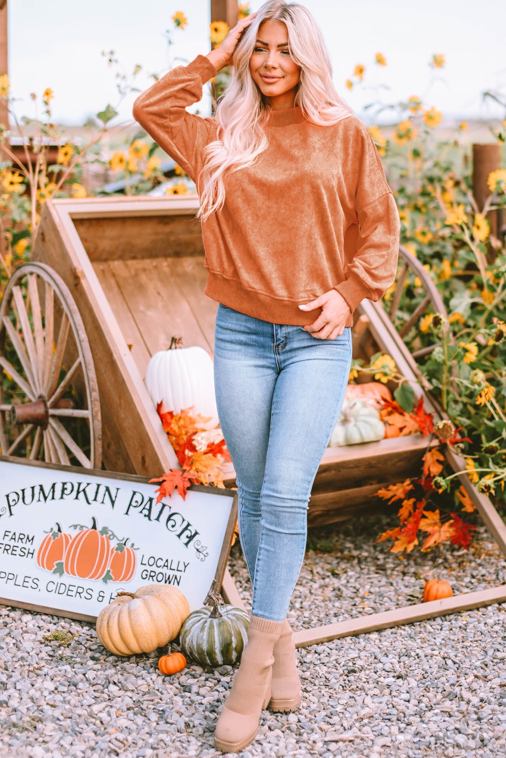 Eleanor Drop Shoulder Pullover