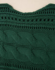 Emma Cable Knit Cropped Sweater