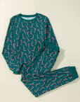 Emma Candy Cane Printed Top