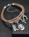 Salma Luck Cactus Layered Bracelet