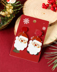 Violeta Father Christmas Dangle Earrings