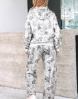 Woodland Camo Hoodie and Sweatpants Set