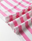 Stripe V-Neck Patch Pocket T-Shirt