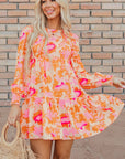 Jane Sleeve Ruffle Mini Dress