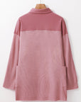 Arianna Waffle  Half Button Top.