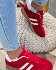 Harper Lace Up Flat Shoes