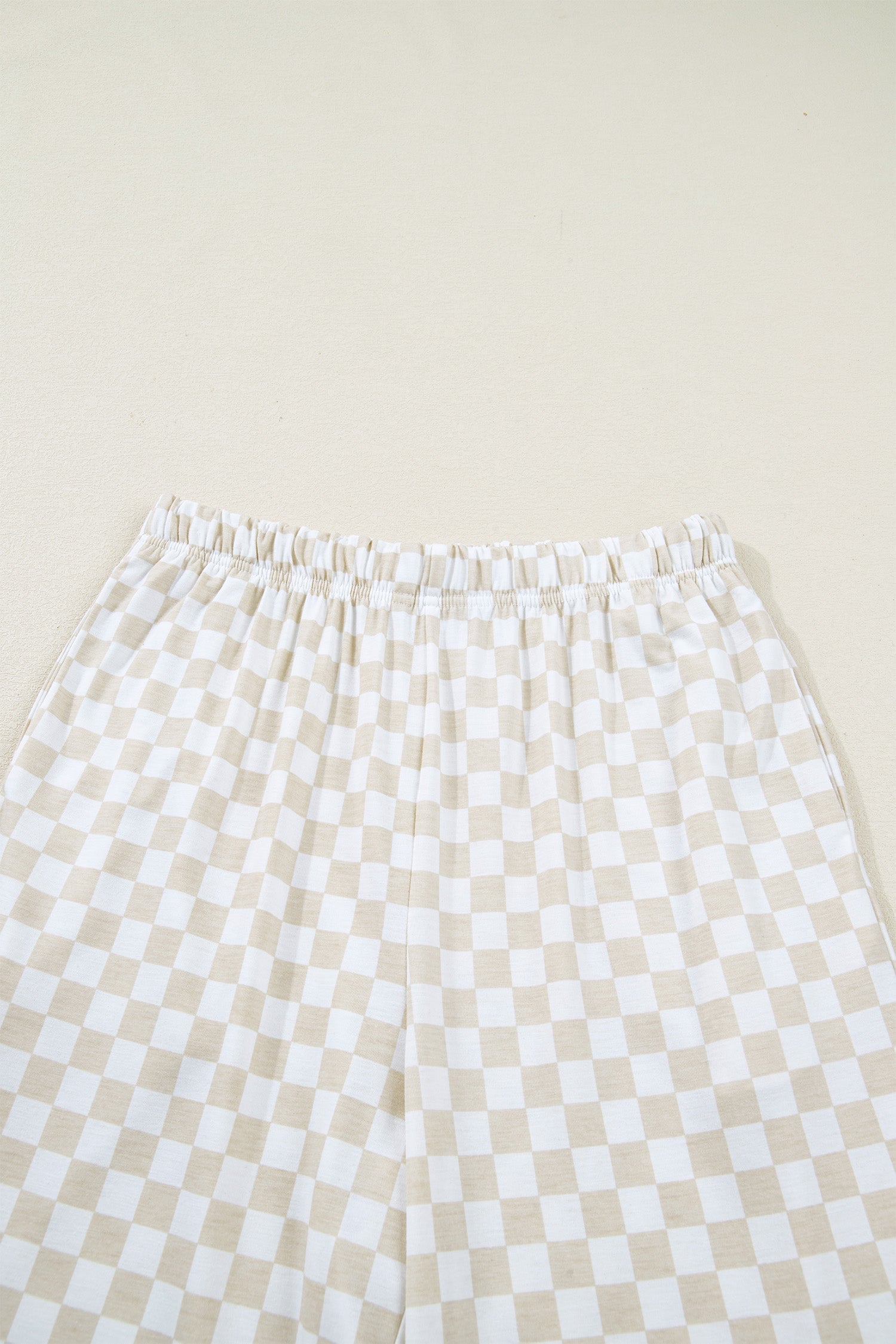 Checker Short Sleeve Tee &amp; Lounge Pant Set