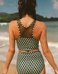 Sasha Patchwork High Waisted Bikini