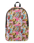 Vintage Cowgirl Collage Backpack