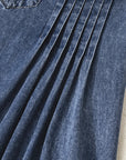 Autumn Tied Pleated Mini Dress