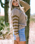 Vera Waffle Knit Turtleneck Sweater