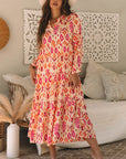 Marjorie Geometric Printed Maxi Dress