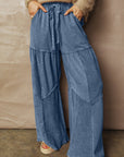 Lucy Leg Patchwork Drawstring Pants