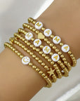 Milana Plated Beaded Bracelet Set
