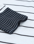 Simone Henley Waffle Knit Top