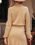 Edith High Puff Sleeve Sweater